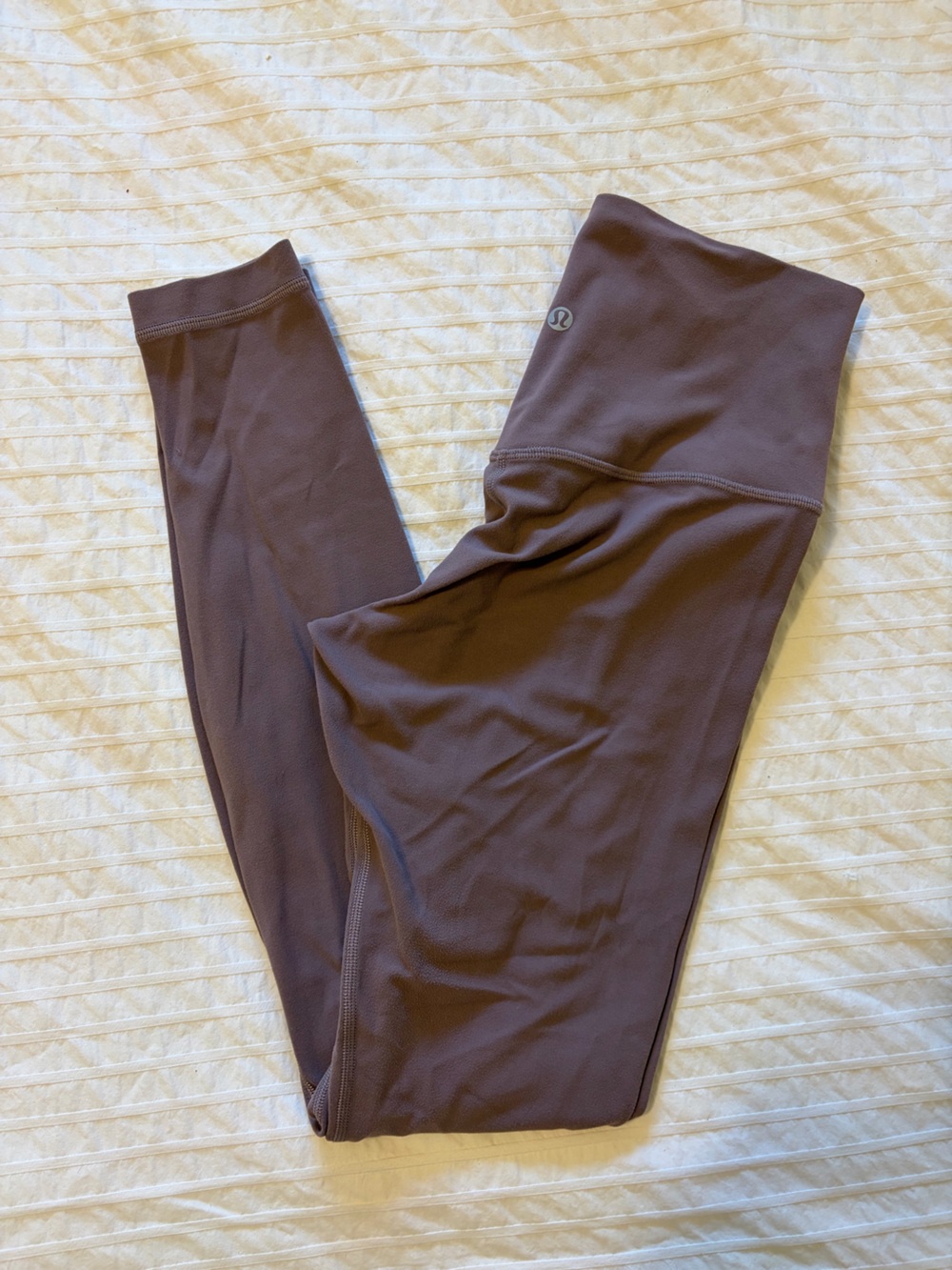LULULEMON- size 6 Align High-Rise Pant 28" in the color Misty Mocha.